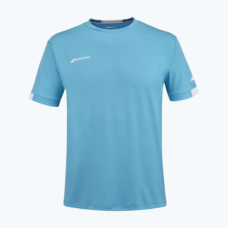 Babolat Play Crew Neck Jr gyermek póló ciánkék
