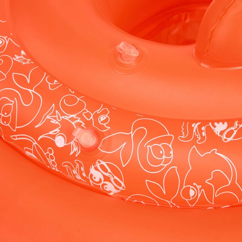 Gyermek úszóülés arena Water Tribe Baby Swim Seat nectarine/white 4