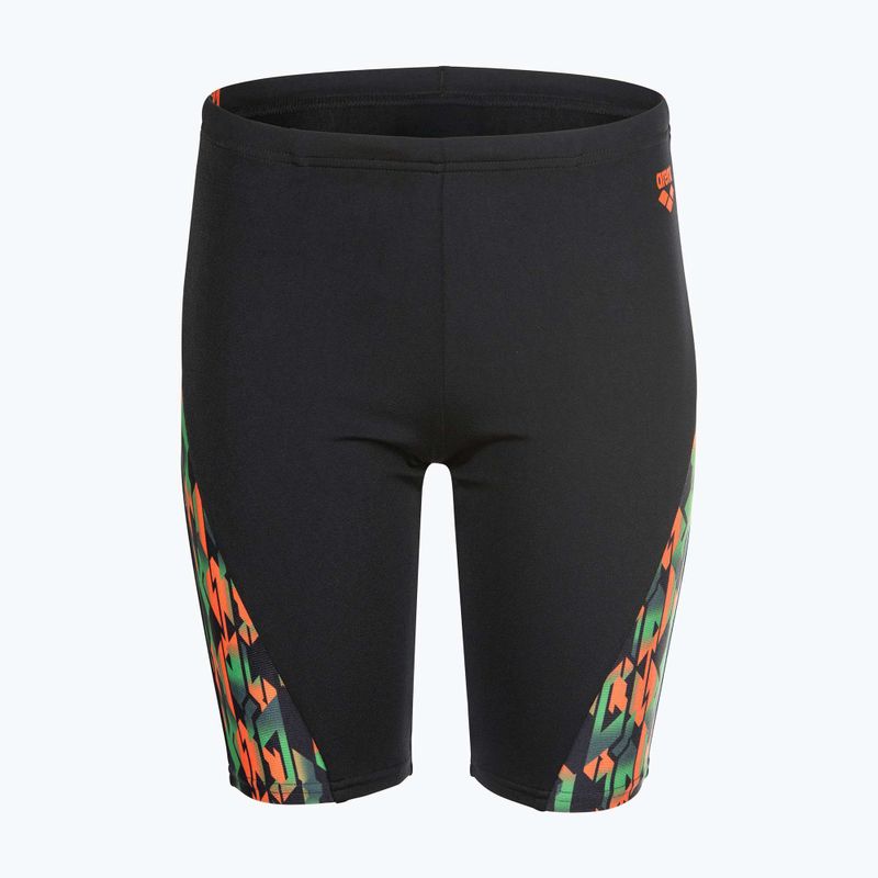 Gyermek úszó jammer arena Print Swim black/orange multi 6