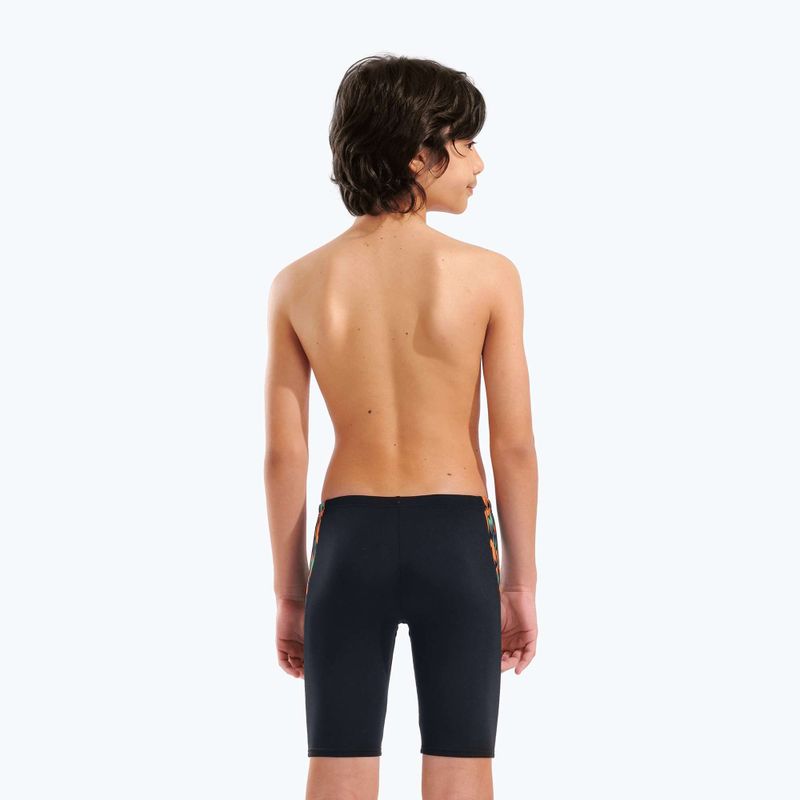 Gyermek úszó jammer arena Print Swim black/orange multi 2