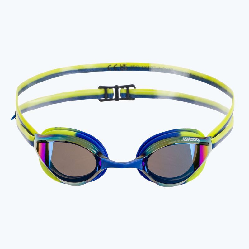 Gyermek úszószemüveg arena Python Mirror Jr blue/blue/lime 2