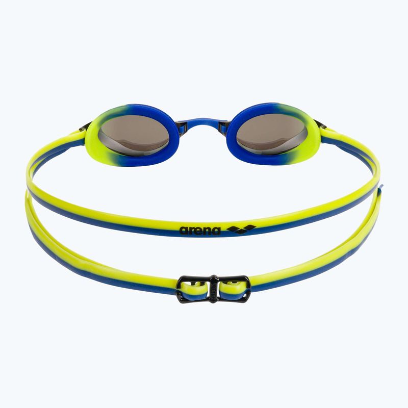 Gyermek úszószemüveg arena Python Mirror Jr blue/blue/lime 4