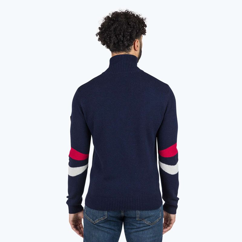 Férfi pulóver Rossignol Signature Hz Knit dark navy 3