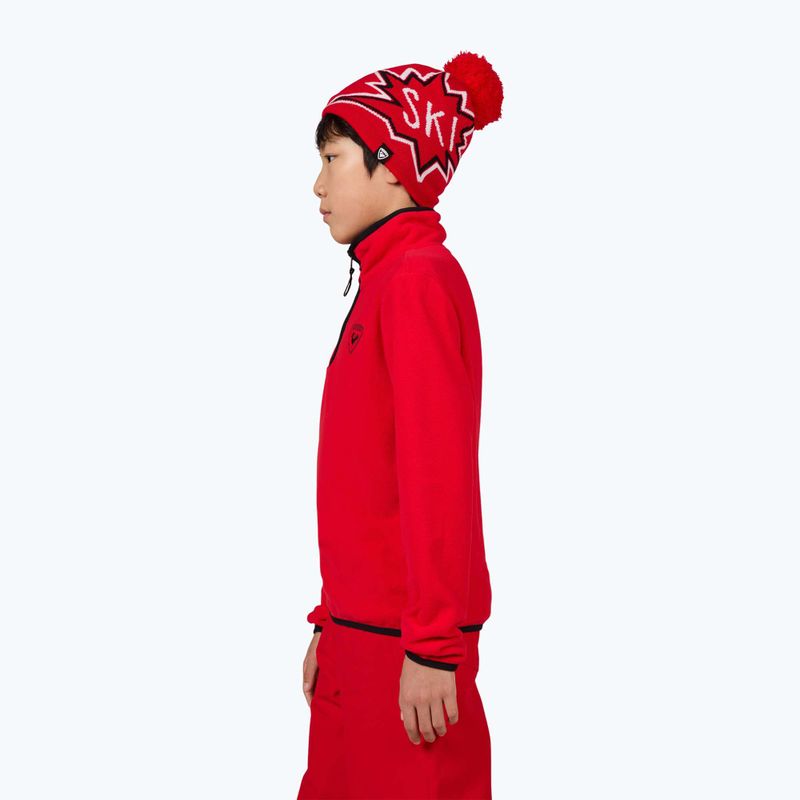 Gyerek pulóver Rossignol Jr Strawpile Fleece Fz sports red 4