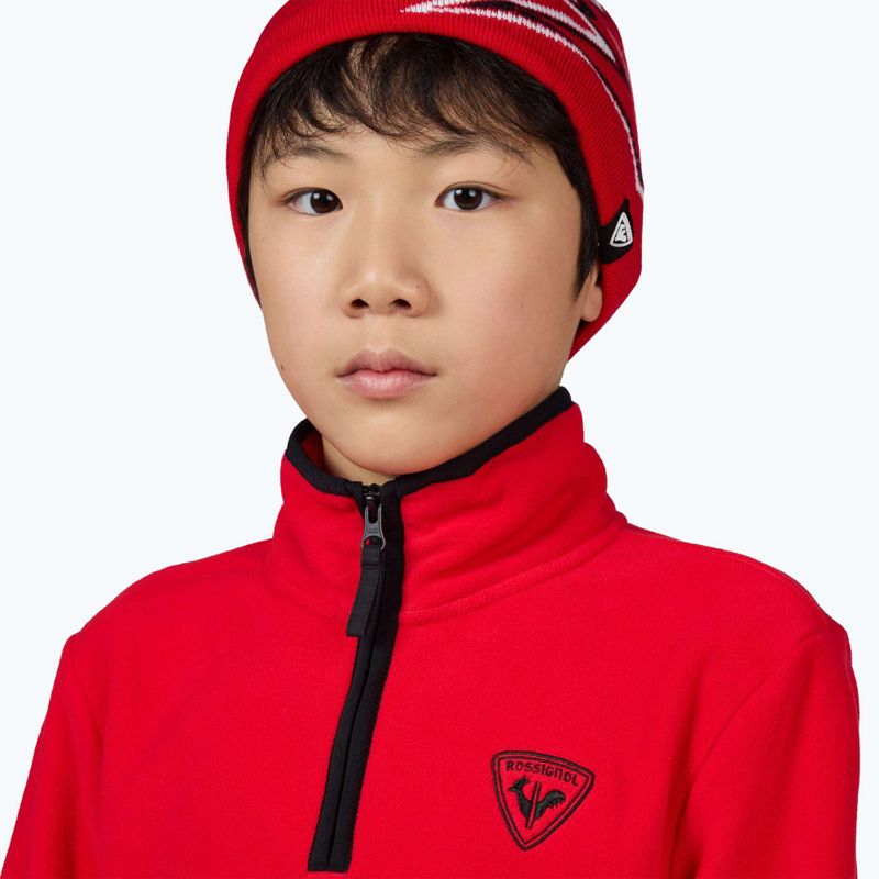 Gyerek pulóver Rossignol Jr Strawpile Fleece Fz sports red 5