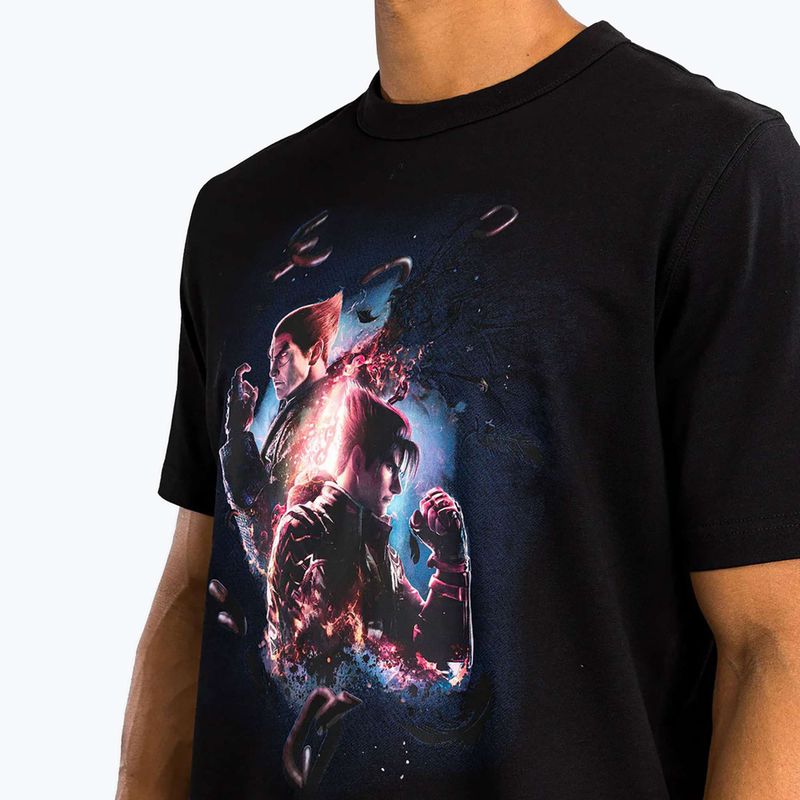 Férfi Venum X Tekken 8 póló fekete/fehér 4