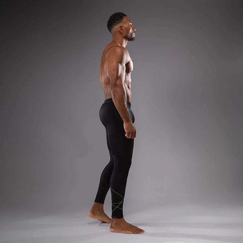 Venum Training Camp 4.0 fekete/neozöld férfi edző leggings 4