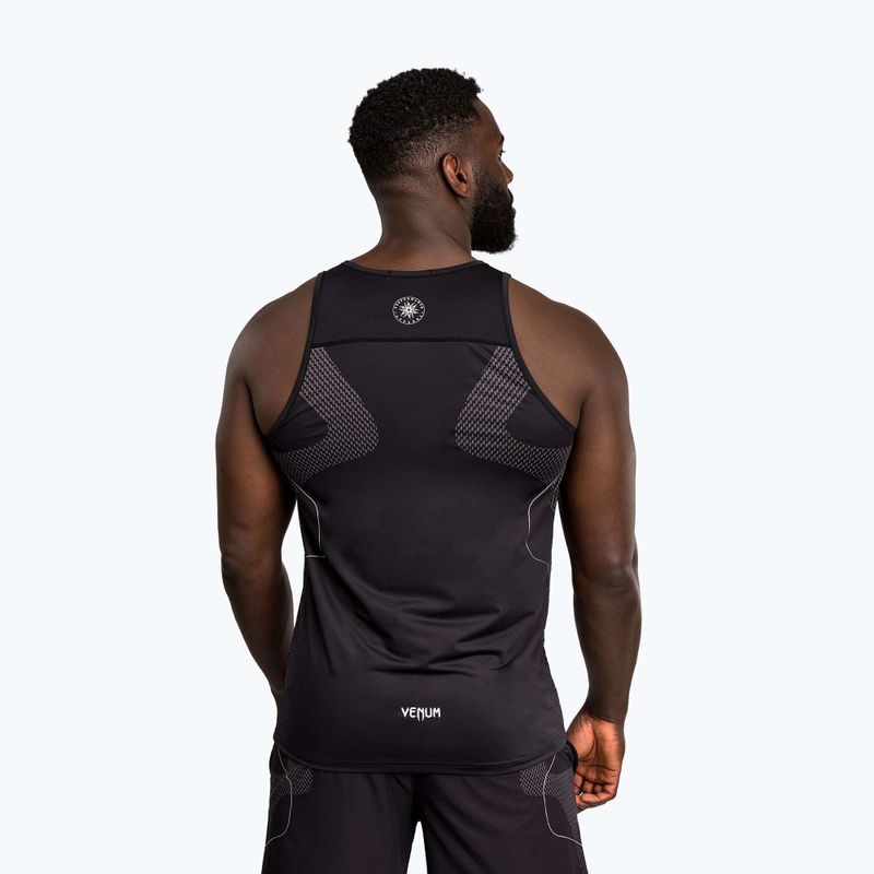 Férfi edzőpóló Venum Nexus Dry Tech black/silver 2