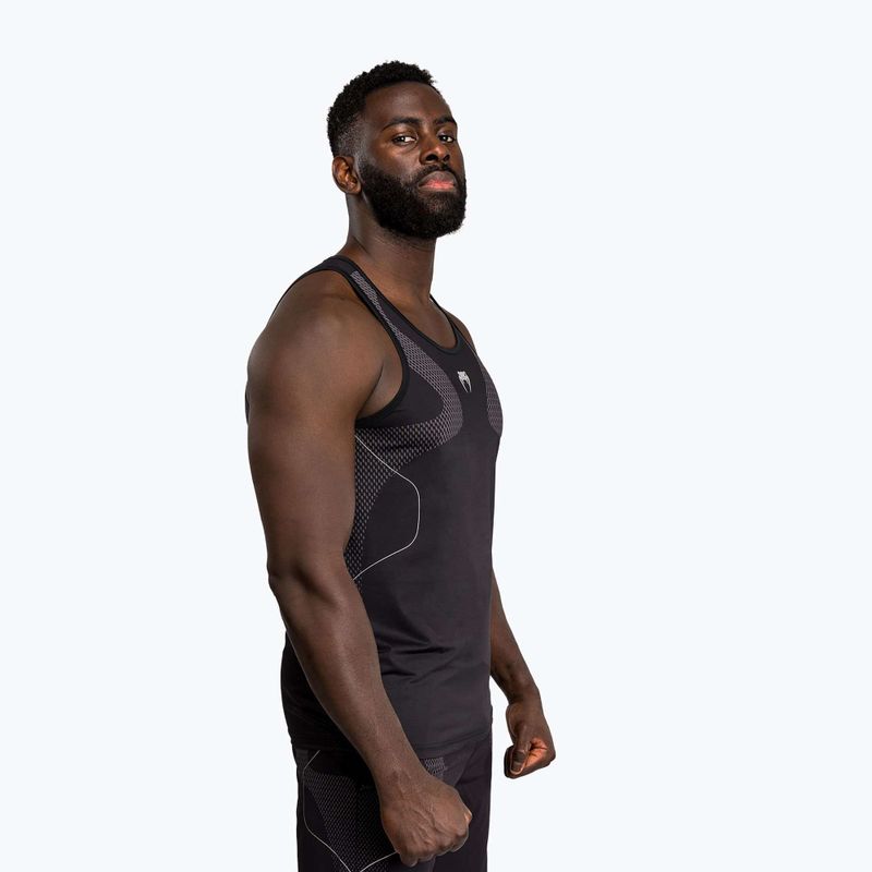 Férfi edzőpóló Venum Nexus Dry Tech black/silver 4