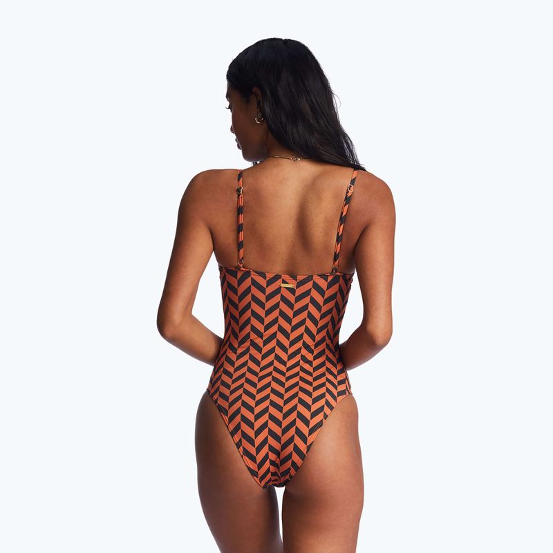 Női egyrészes fürdőruha Billabong Cross Step brick 4