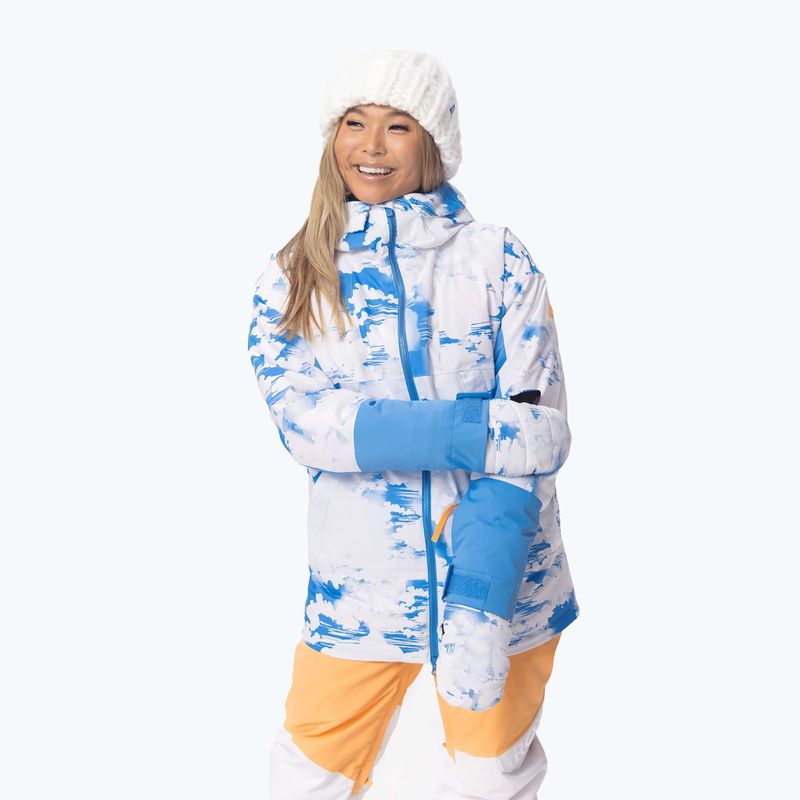 Női snowboard dzseki ROXY Chloe Kim azúrkék felhők ROXY Chloe Kim azúrkék felhők 5