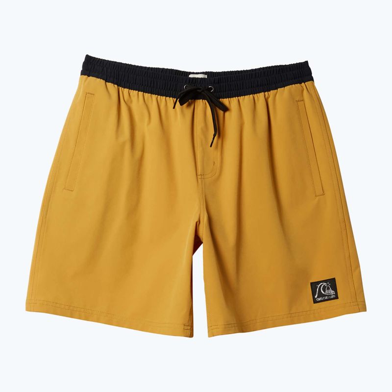 Férfi Quiksilver Original Straight 17 mustárszínű úszónadrág 5