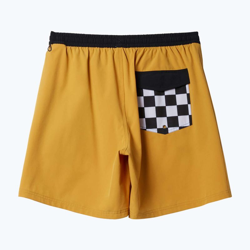 Férfi Quiksilver Original Straight 17 mustárszínű úszónadrág 6
