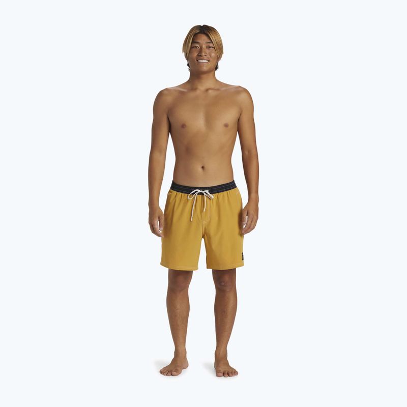 Férfi Quiksilver Original Straight 17 mustárszínű úszónadrág 2