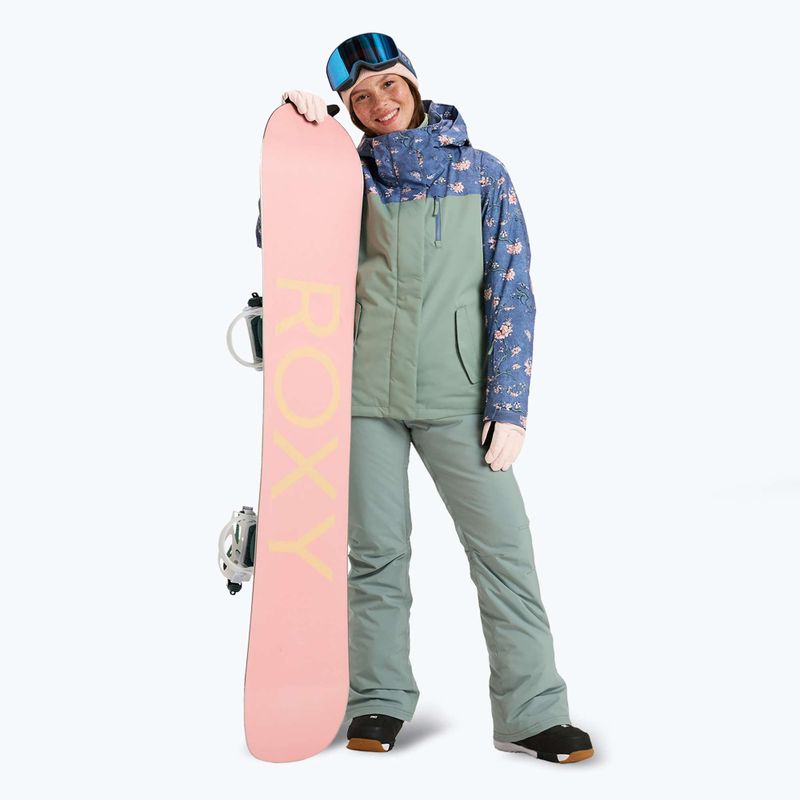 Női snowboard kabát ROXY Roxy Jetty Block wild wind chloe blossom 2