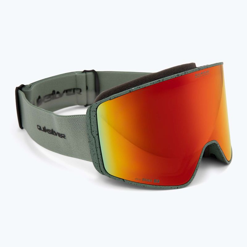 Férfi snowboard-szemüveg Quiksilver Storm MG dark ivy/clux ml red 2