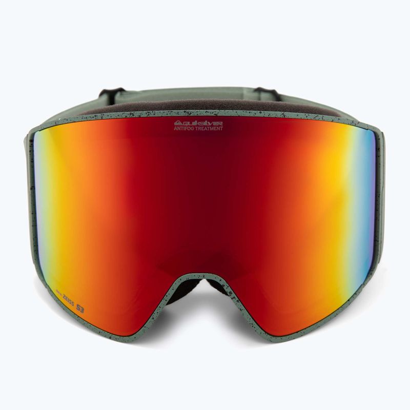Férfi snowboard-szemüveg Quiksilver Storm MG dark ivy/clux ml red 3