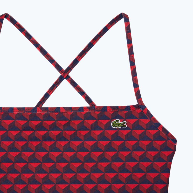 Lacoste MF7264 penumbra / alizarin / red női egyrészes fürdőruha 2