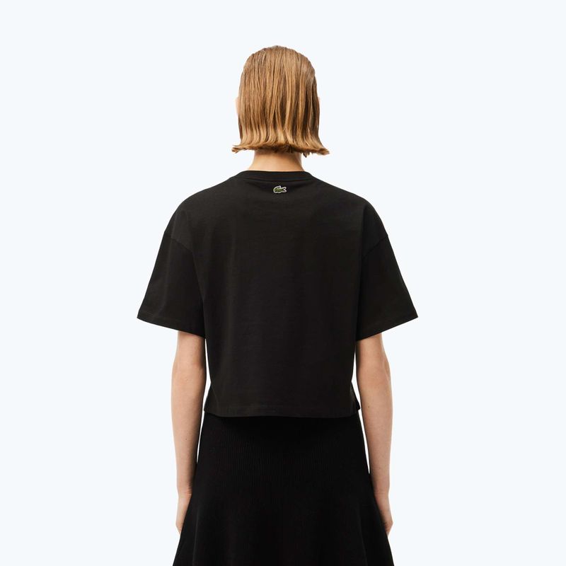 Női póló Lacoste TF2523 black 3