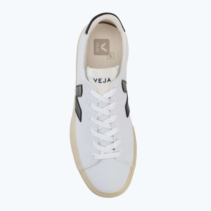Férfi cipők VEJA Campo Canvas white/black 5