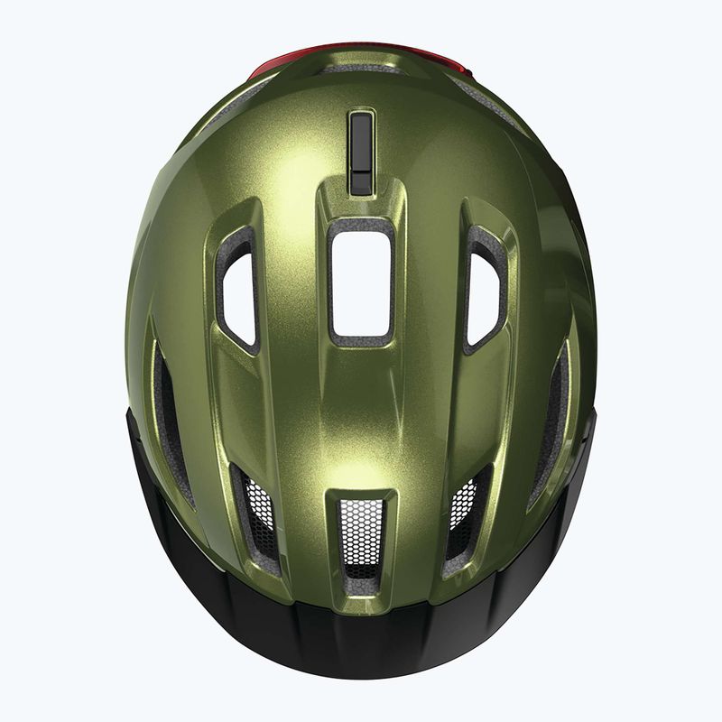 Kerékpáros sisak ABUS Urban-I 4.0 green pepper 17