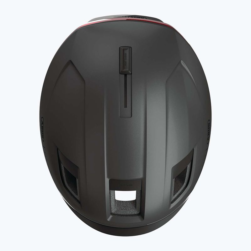 Kerékpáros sisak irányjelzőkkel ABUS Hyp-E volcano titan 7