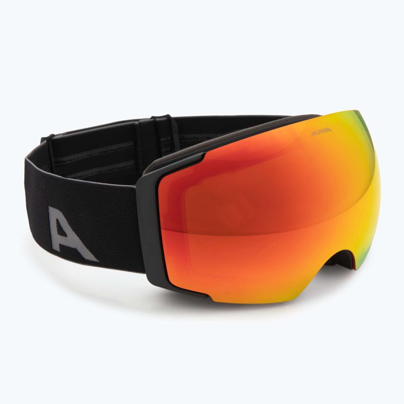 Síszemüveg Alpina Falera Mag Q-Lite matt black/red/pink 2