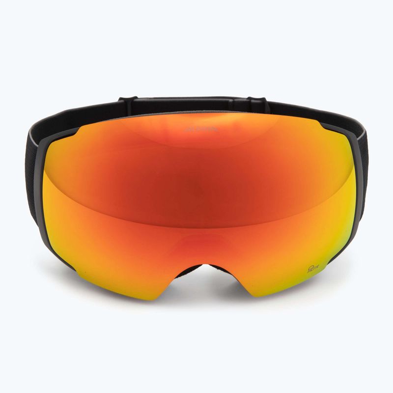 Síszemüveg Alpina Falera Mag Q-Lite matt black/red/pink 3