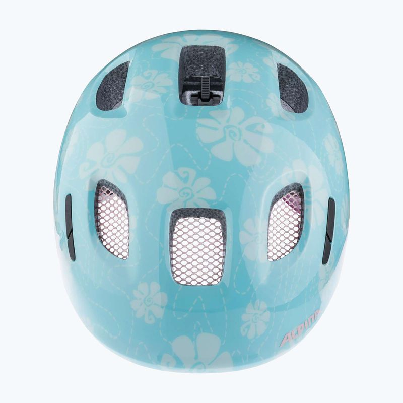 Gyerek kerékpáros sisak Alpina Ximo 2 Jr aqua rose flower gloss 12
