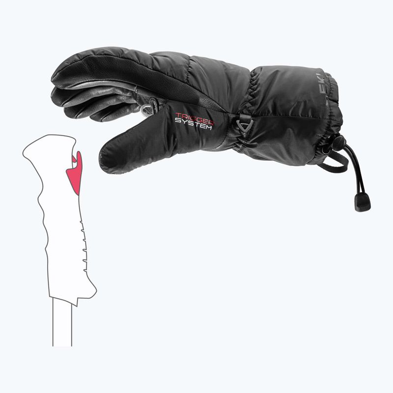 Női síkesztyűk LEKI Glace 3D Women black 5