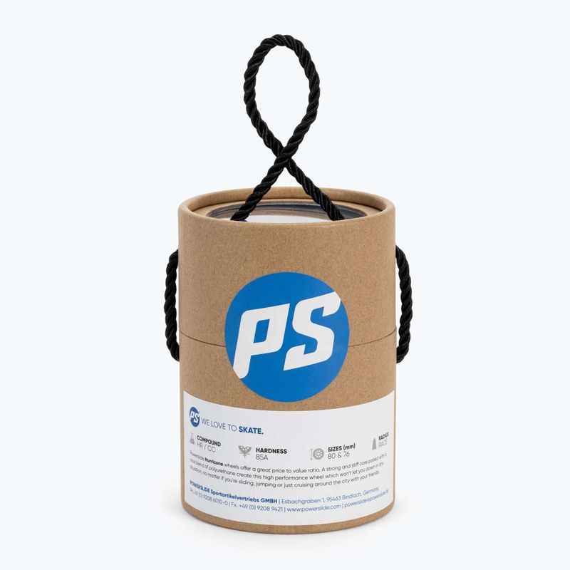 Powerslide HURRICANE 80mm/85A görkorcsolya kerekek 4 db piros 905194 2