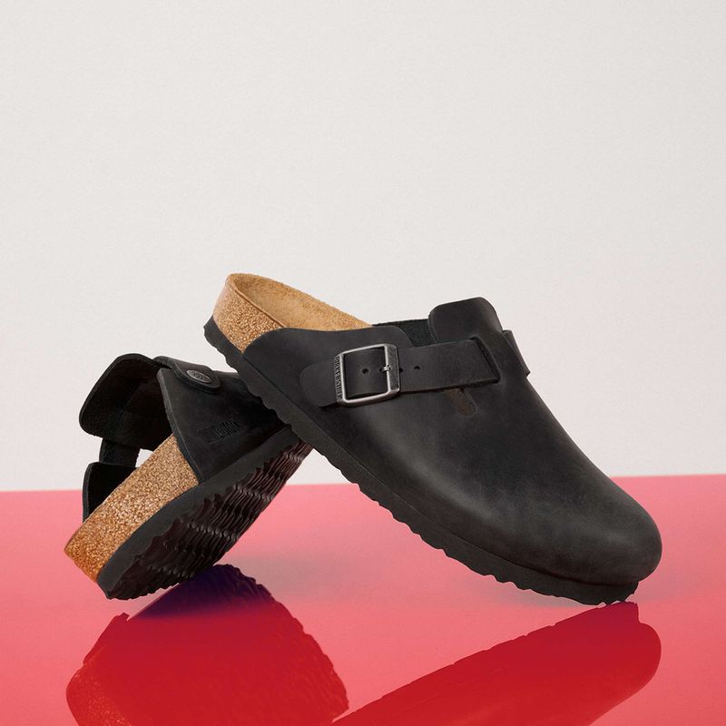 BIRKENSTOCK Boston LEOI keskeny fekete flip-flopok 9