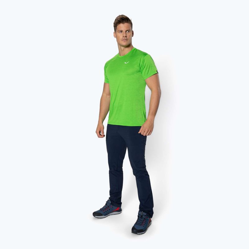 Férfi trekking ing Salewa Puez Melange Dry pale frog melange 00-0000026537 2