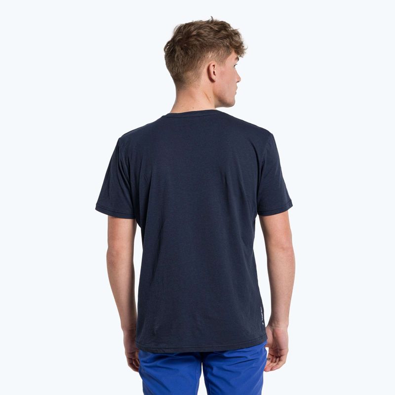 Férfi trekking póló Salewa Alpine Hemp Logo navy blue 00-0000028132 3