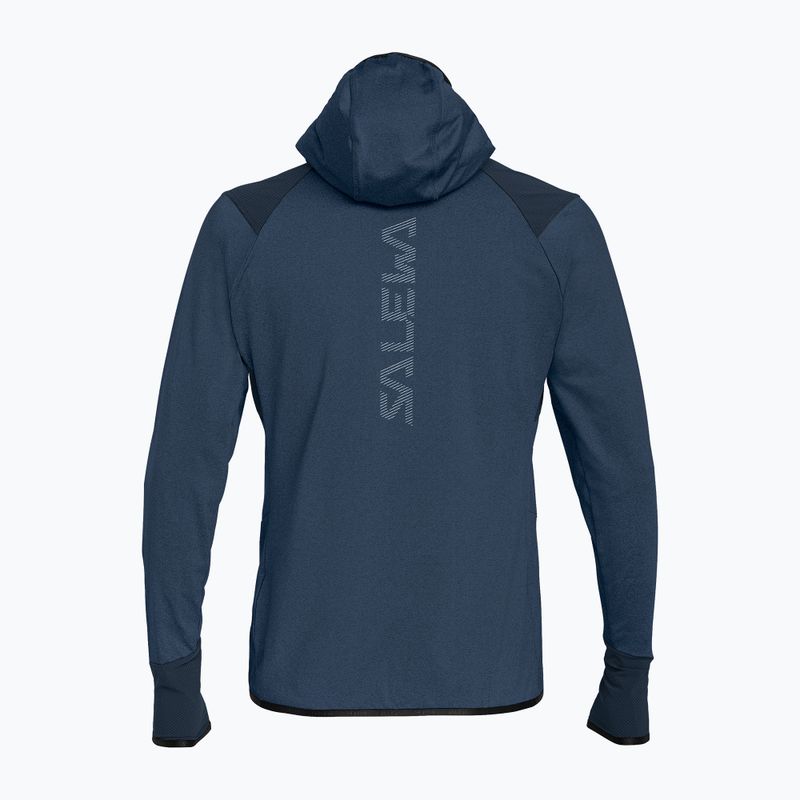 Férfi Salewa Agner Hybrid PL/DST FZ Hoody fleece pulóver sötétkék 00-0000027371 4
