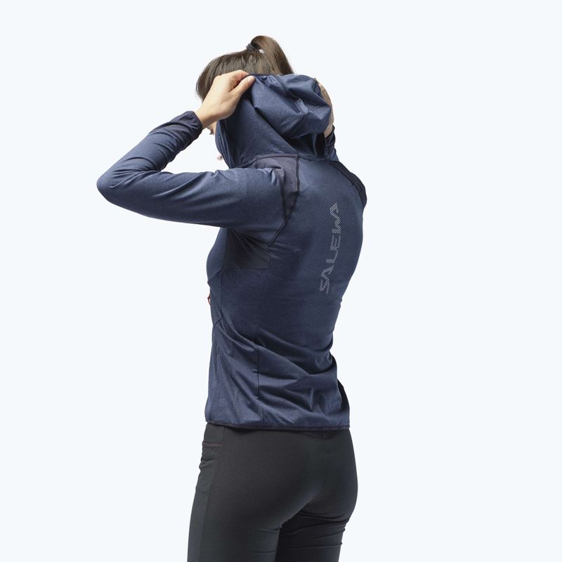 Salewa női fleece Agner Hybrid PL/DST FZ Hoody sötétkék 00-0000027372 6