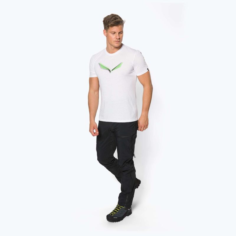 Férfi Salewa Lines Graphic Dry trekking póló fehér 00-0000028065 2