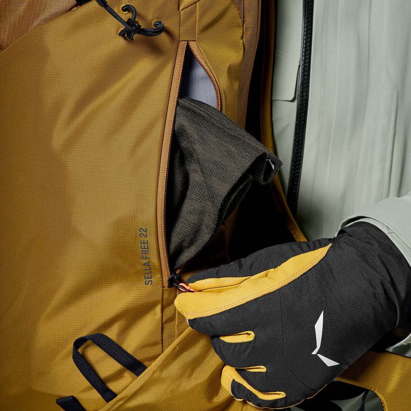 Sítúra hátizsák Salewa Sella Free 22 l golden brown 4