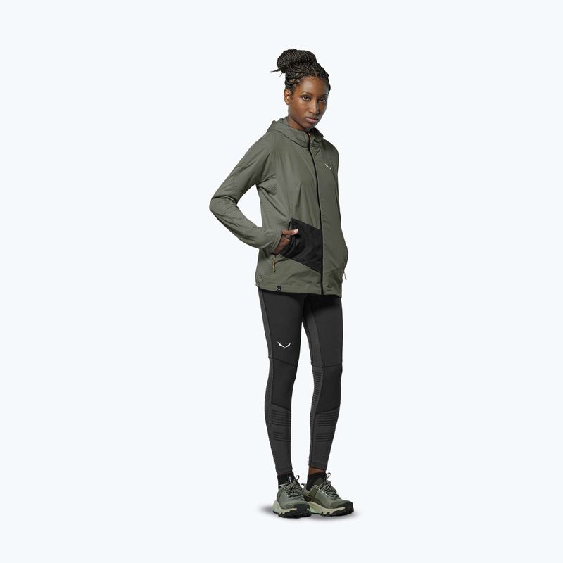 Női széldzseki Salewa Pedroc Polarlite Wind Hood faded green 2