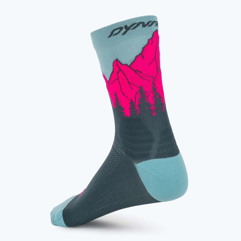 Zokni DYNAFIT Traverse Crew cinder pink glo/6070 2