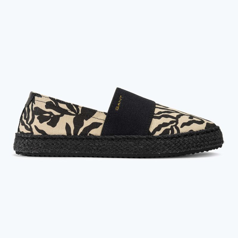 Női cipő GANT Raffiaville dry sand/black 2