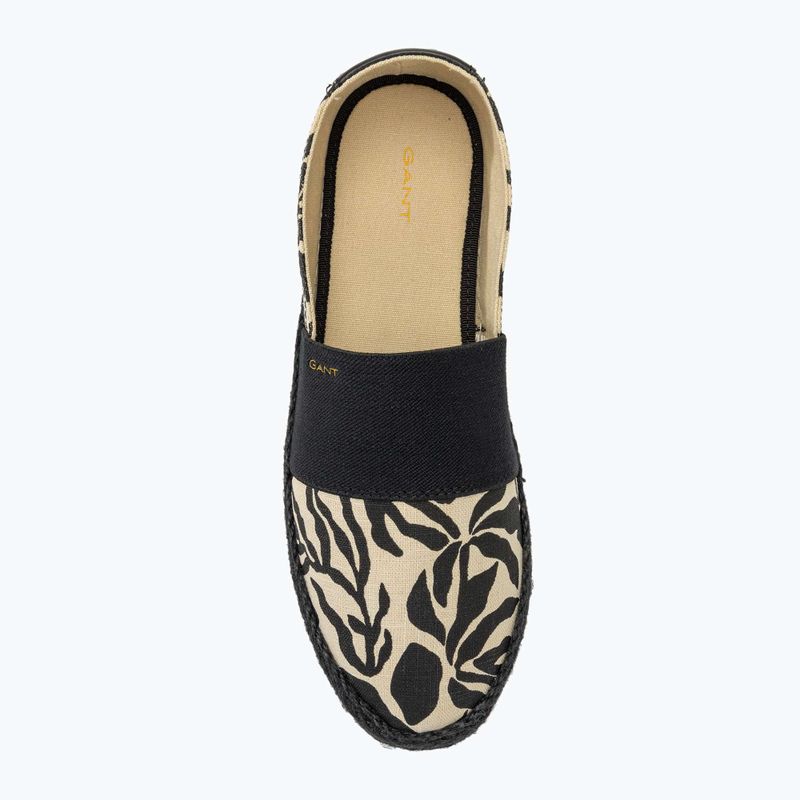 Női cipő GANT Raffiaville dry sand/black 5