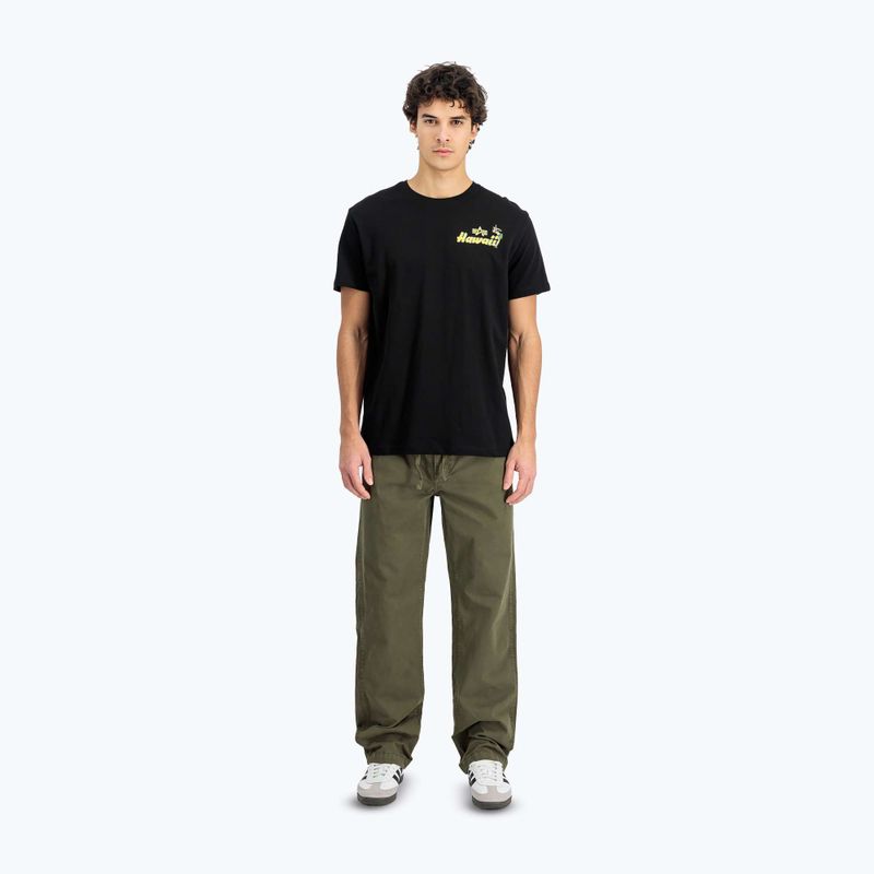 Alpha Industries férfi Pearl Harbor Back Print póló fekete 2