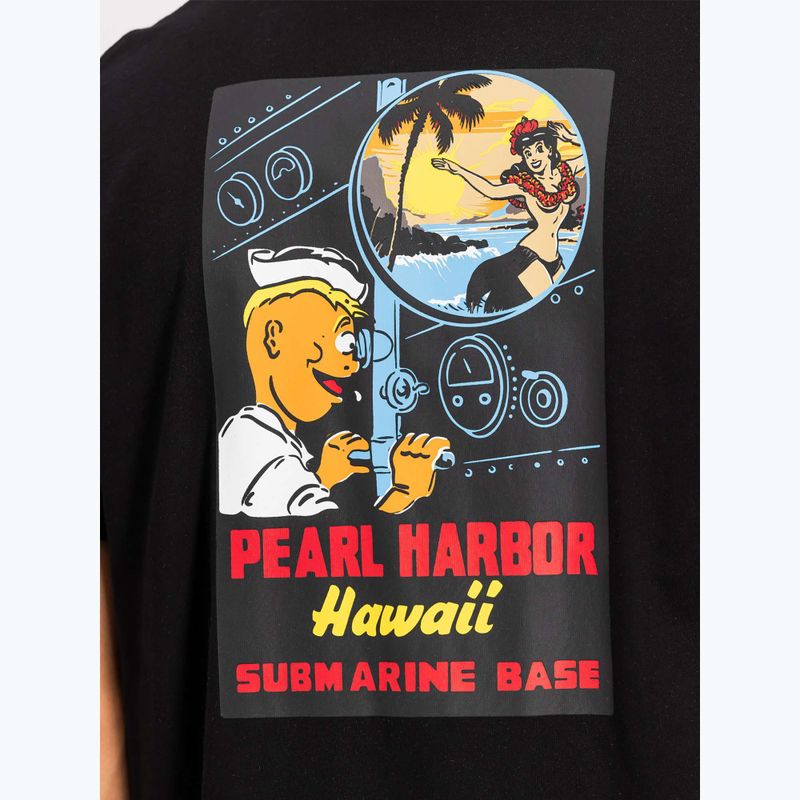 Alpha Industries férfi Pearl Harbor Back Print póló fekete 6