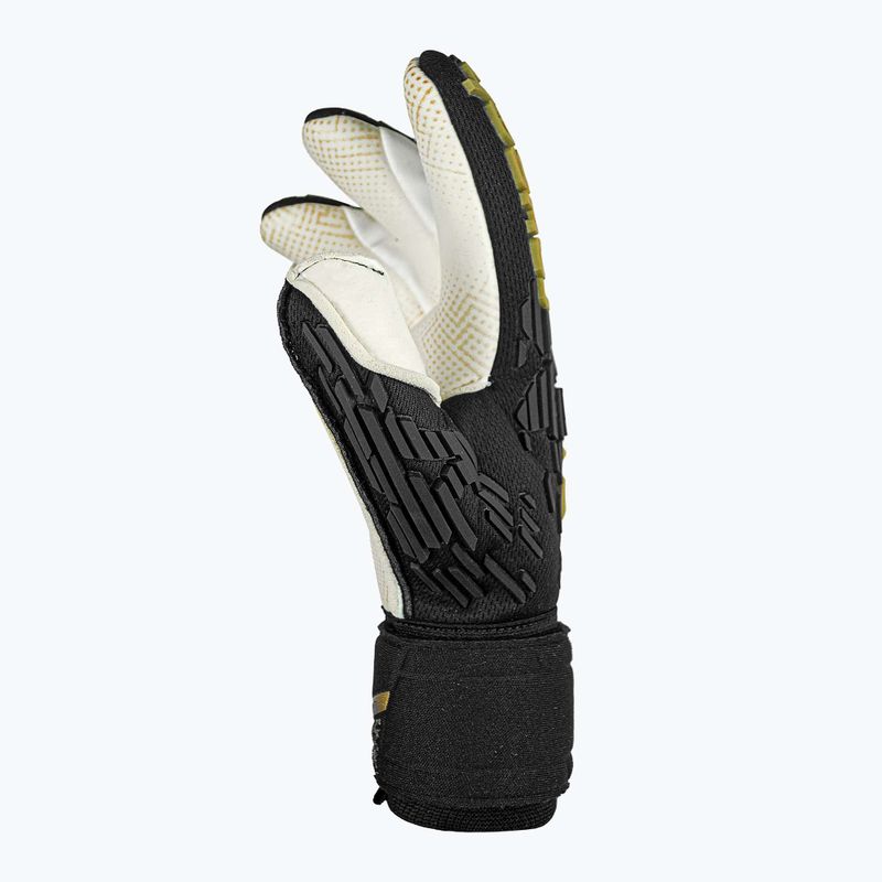 kapuskesztyű Reusch Attrakt Freegel Gold X GluePrint Finger Support black/gold 4