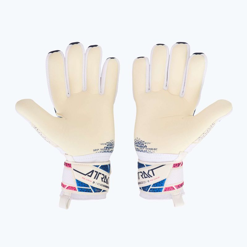 Reusch Attrakt RE:GRIP NC kapuskesztyű kék/rózsaszín/fehér 3