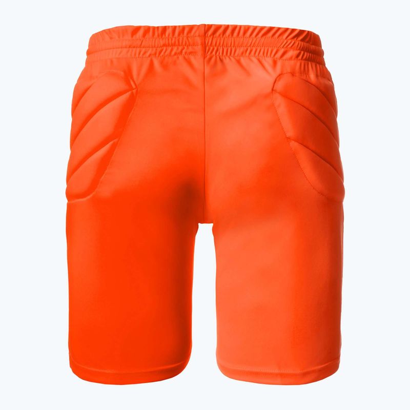 Gyermek kapus rövidnadrág Reusch Match Short Padded sokkoló narancssárga/kék 2