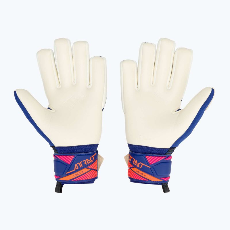 Gyerek kapuskesztyűk Reusch Attrakt Gold X NC Junior sharp blue/white/shocking orange 3