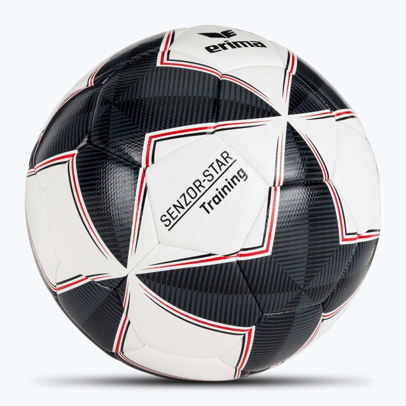 ERIMA Senzor Star Training futball labdarúgó fekete/szürke méret 5 2
