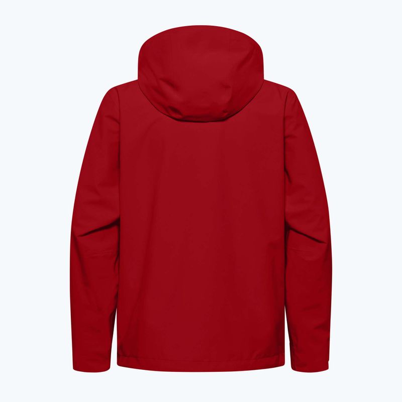 Jack Wolfskin Trailtime 2L férfi esőkabát adrenalin piros 7